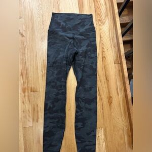 Green Camouflage lulu lemon Leggings